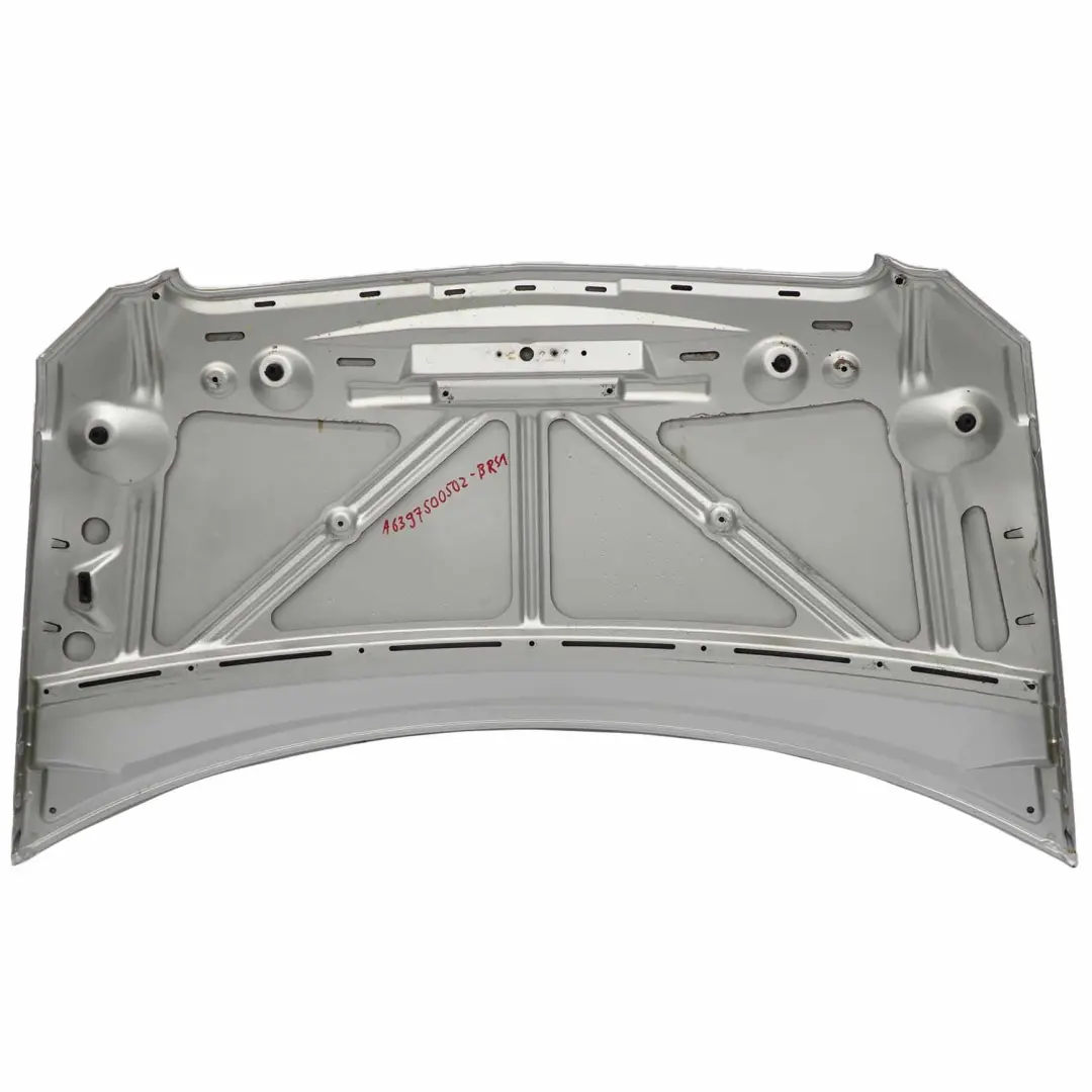 Mercedes W639 Maska Silnika Brilliant Silver 9744 - SKU A6397500502-BRS1 - Numer Części A6397500502