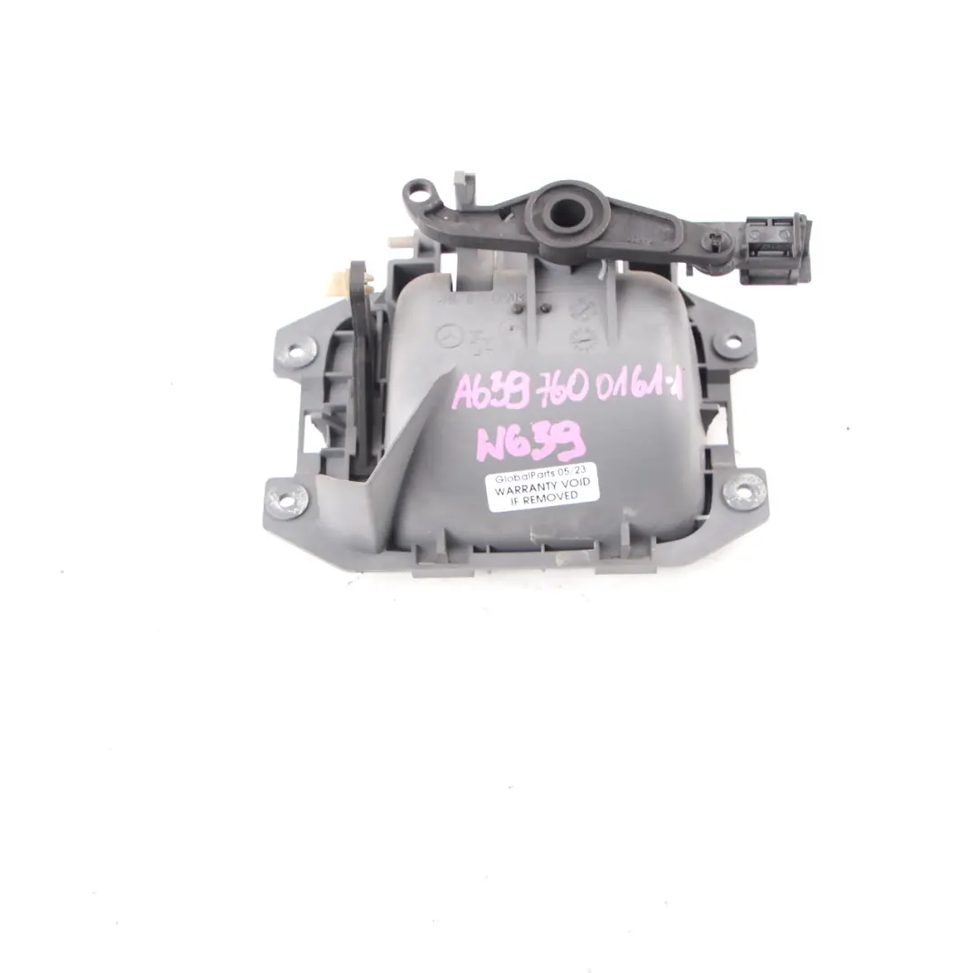 Mercedes W639 Portellone posteriore Coperchio bagagliaio Maniglia interna aperta - SKU A6397600161-1 - Numero di parte A6397600161