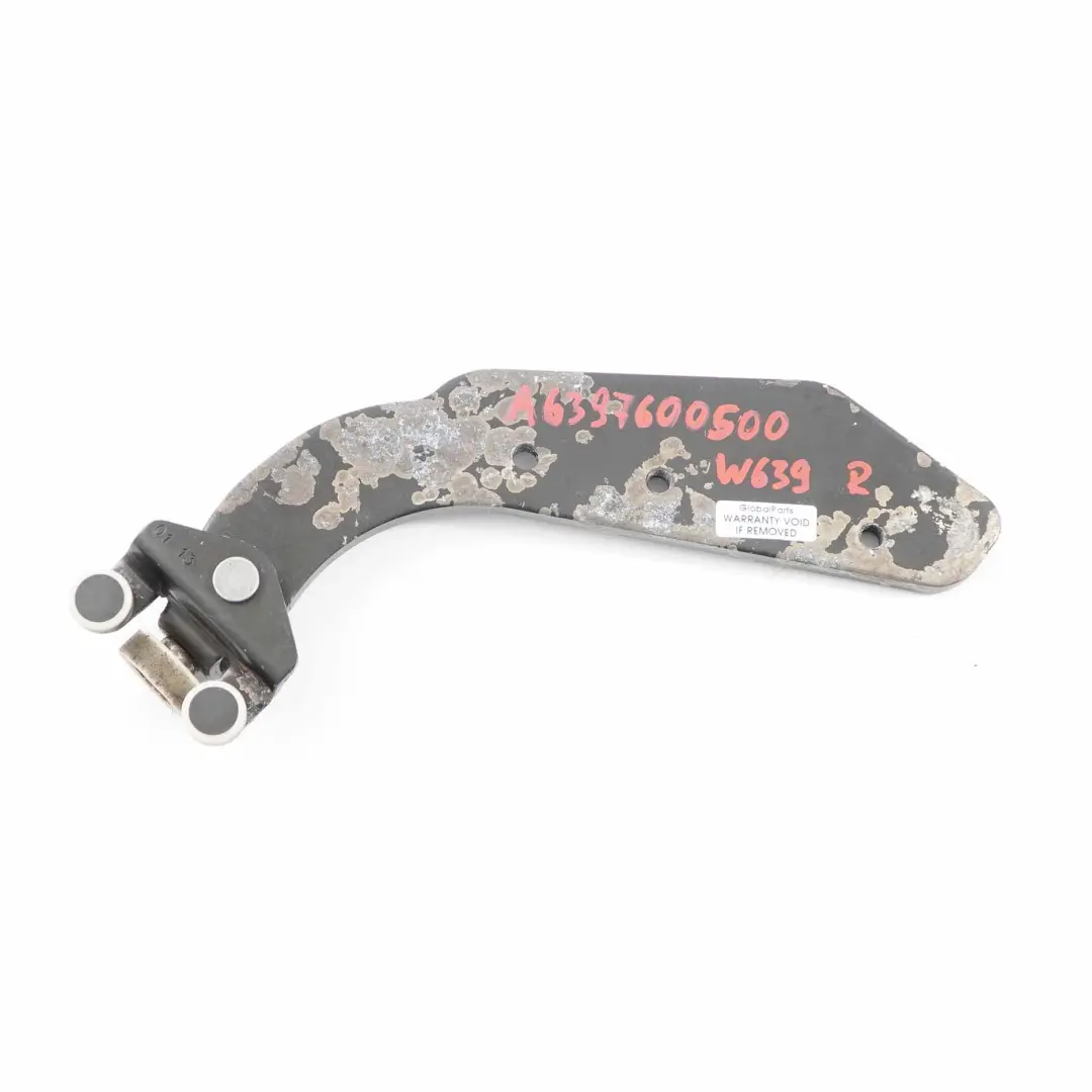 Mercedes Vito W639 Porta scorrevole inferiore destra O/S Rullo guida carrello - SKU A6397600500 - Numero di parte A6397600500