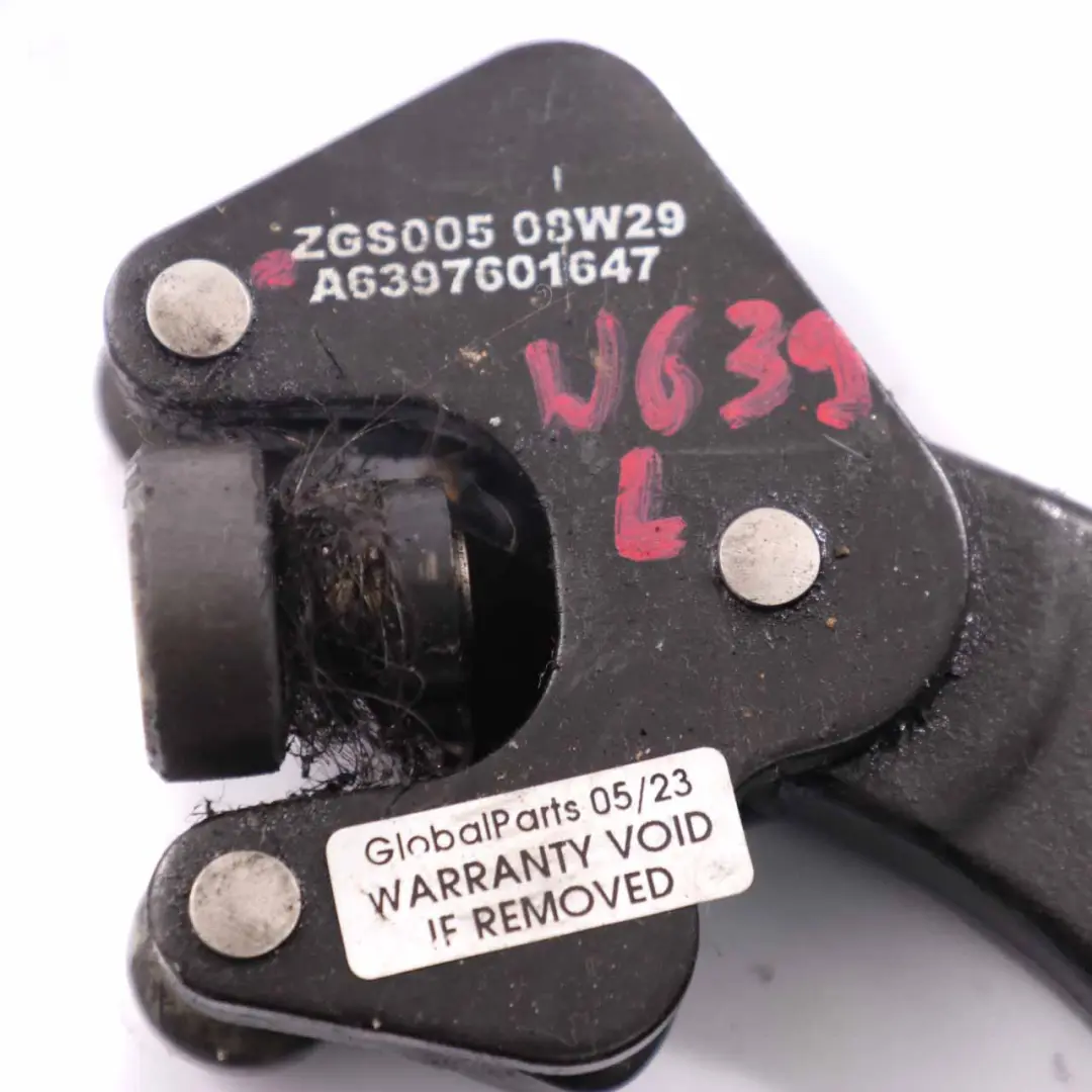 Puerta Corredera Inferior Izquierda Guía Polea Rodillo para Mercedes W639 con número de pieza A6397601647 Mercedes W639 Puerta Corredera Inferior Izquierda Guía Polea Rodillo - SKU A6397601647 - Número de pieza A6397601647