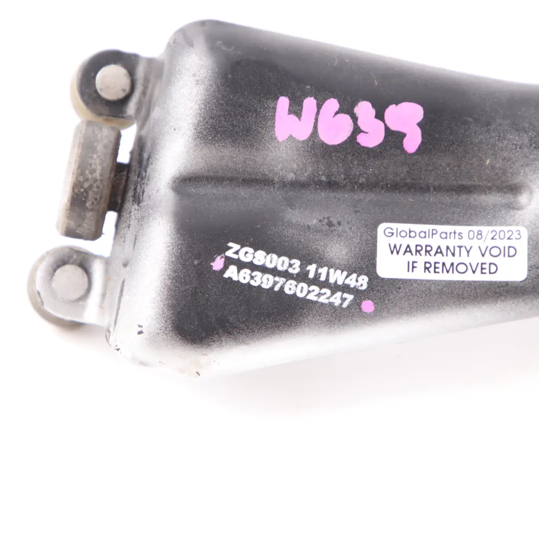 Guía Polea Rodillo Central Izquierda Puerta Corredera para Mercedes W639 con número de pieza A6397602247 Mercedes W639 Guía Polea Rodillo Central Izquierda Puerta Corredera - SKU A6397602247 - Número de pieza A6397602247