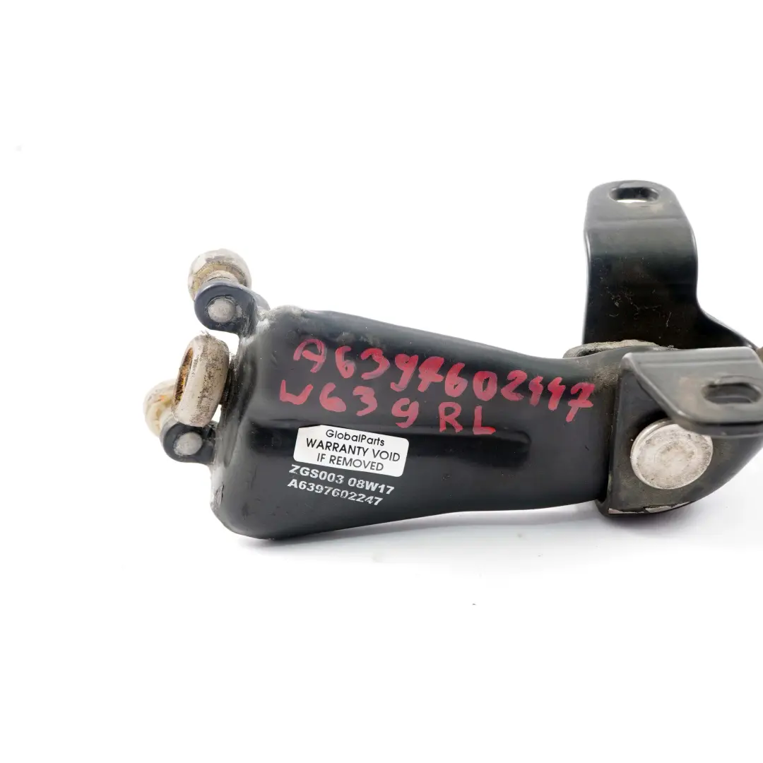 Hinten Schiebetür Rollenscharnier Links für Mercedes Vito W639 mit Teilenummer A6397602447 Mercedes Vito W639 Hinten Schiebetür Rollenscharnier Links - SKU A6397602447 - Teilenummer A6397602447