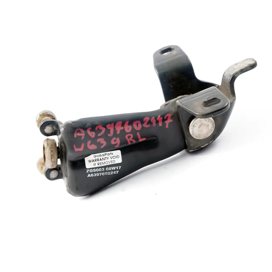 Mercedes W639 Rear Sliding Door Centre Left N/S Roller Pulley Hinge - SKU A6397602447 - Part number A6397602447