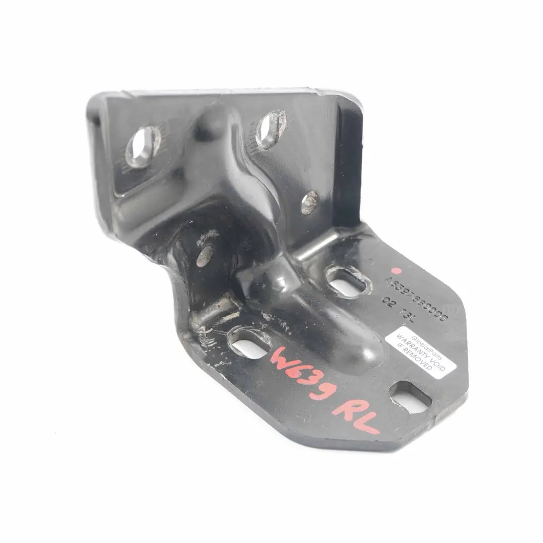 Sliding Door Lower Left N/S Bracket Guide to Mercedes Vito W639 with Part number A6397660000 Mercedes Vito W639 Sliding Door Lower Left N/S Bracket Guide - SKU A6397660000 - Part number A6397660000