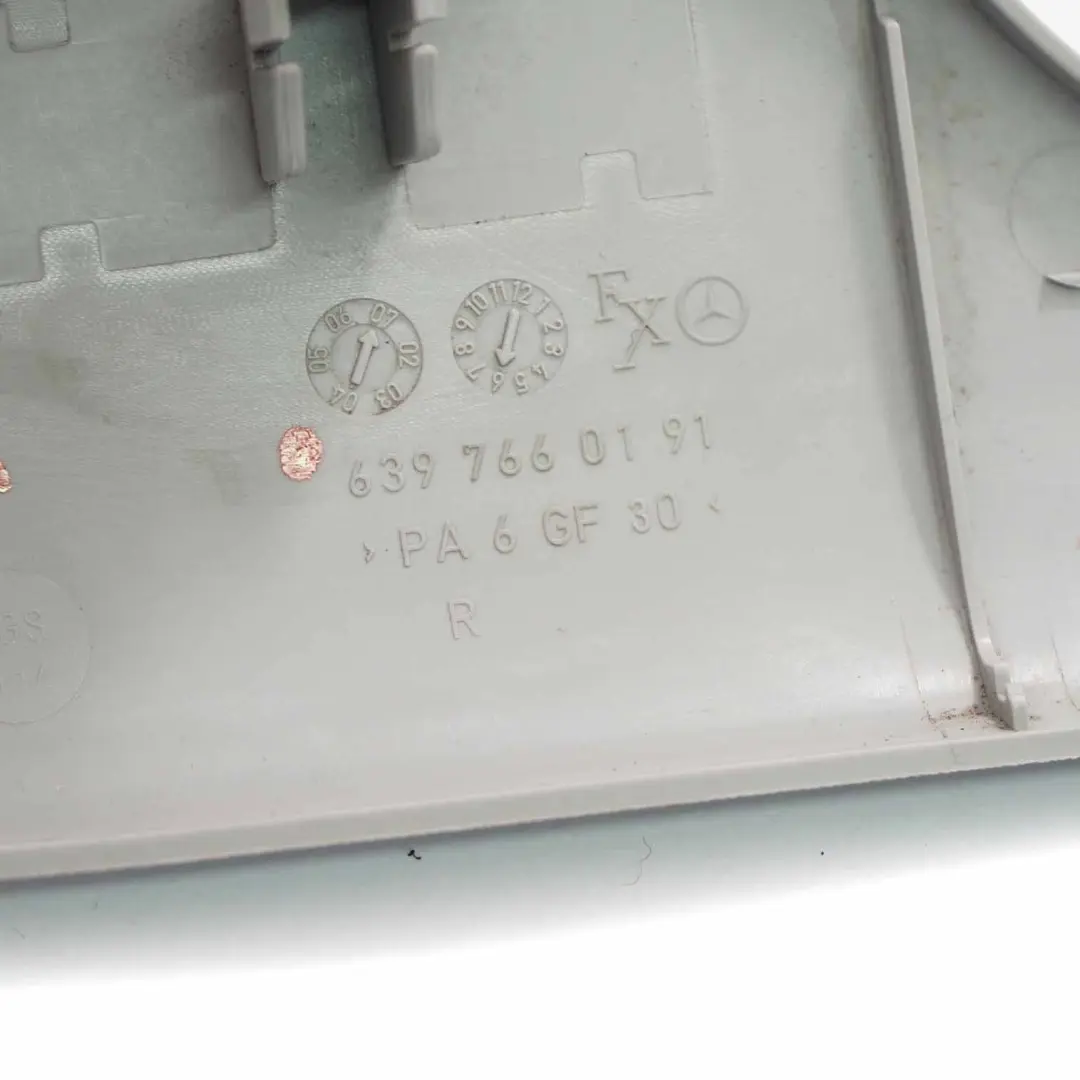 Sliding Door Handle Trim Surround Right O/S to Mercedes Vito Viano W639 with Part number A6397660191 Mercedes Vito Viano W639 Sliding Door Handle Trim Surround Right O/S - SKU A6397660191 - Part number A6397660191