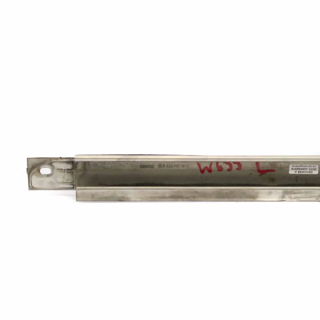 Mercedes Vito W639 Guida per Porta Scorrevole Guida posteriore sinistra centrale - SKU A6397661837 - Numero di parte A6397661837