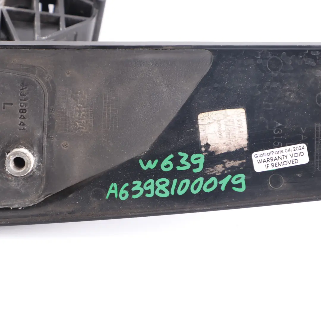 Door Wing Mirror Front Left Side 232636043 to Mercedes Vito W639 with Part number A6398100019 Mercedes Vito W639 Door Wing Mirror Front Left Side 232636043 - SKU A6398100019 - Part number A6398100019