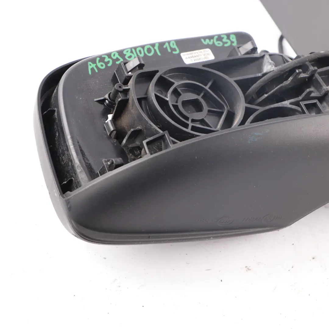 Door Mirror Drivers Side Offside Wing to Mercedes Vito W639 with Part number A6398100119 Mercedes Vito W639 Door Mirror Drivers Side Offside Wing - SKU A6398100119 - Part number A6398100119