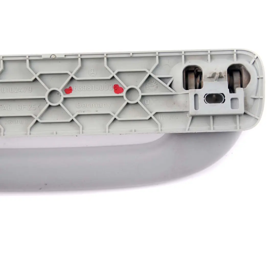 Roof Grab Handle Rear Left Right N/O/S Grey to Mercedes Vito W639 with Part number A6398150036 Mercedes Vito W639 Roof Grab Handle Rear Left Right N/O/S Grey - SKU A6398150036 - Part number A6398150036