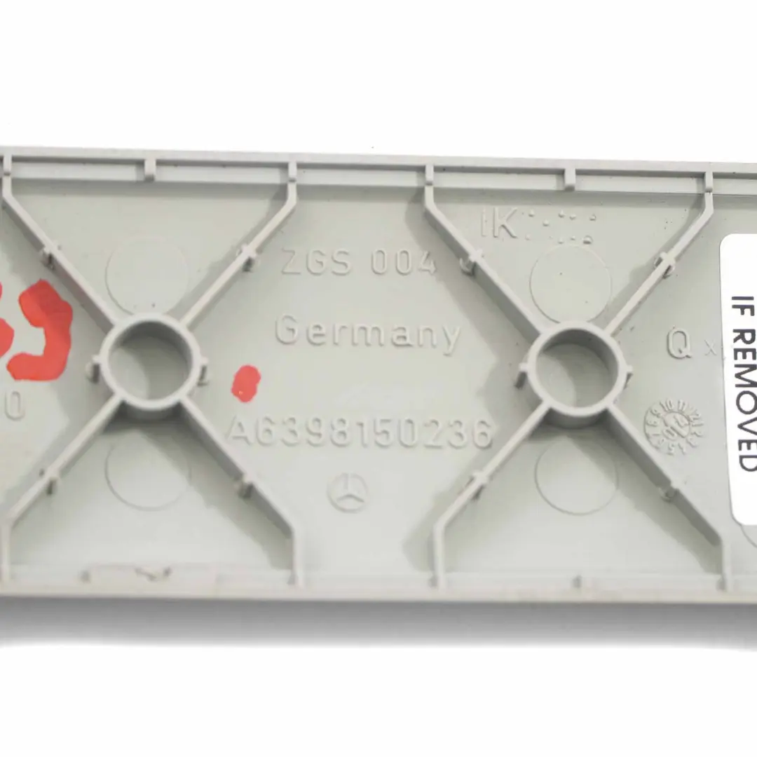 Mercedes Vito W639 Headlining Handle Covering Grab Handle Grey - SKU A6398150236 - Part number A6398150236