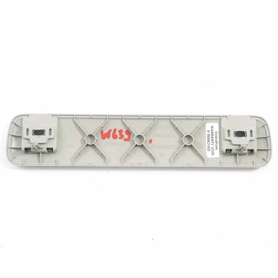 Mercedes Vito W639 Headlining Handle Covering Grab Handle Grey - SKU A6398150236 - Part number A6398150236