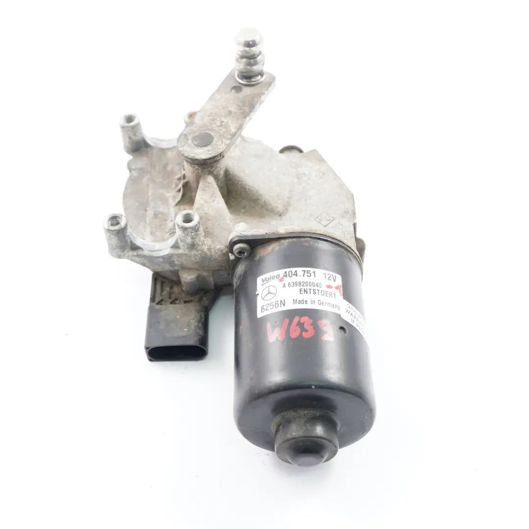 Moteur d'essuie-glace Avant Système de Liaison pour Mercedes Vito W639 à propos du numéro de pièce A6398200040 Mercedes Vito W639 Moteur d'essuie-glace Avant Système de Liaison - SKU A6398200040-1 - Numéro de pièce A6398200040