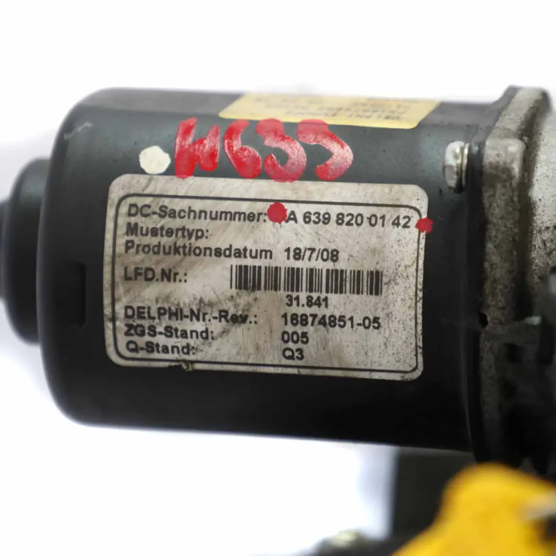 Mercedes W639 Actuador motor accionamiento puerta corredera lateral izquierda - SKU A6398200142 - Número de pieza A6398200142