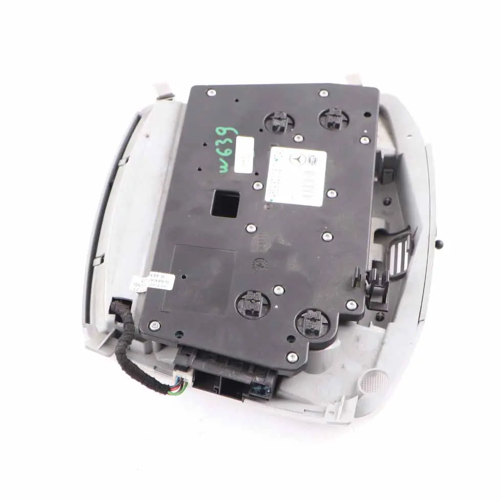 Roof Light Interior Front Lamp Switch Panel Grey to Mercedes Vito W639 with Part number A6398200501 Mercedes Vito W639 Roof Light Interior Front Lamp Switch Panel Grey - SKU A6398200501 - Part number A6398200501