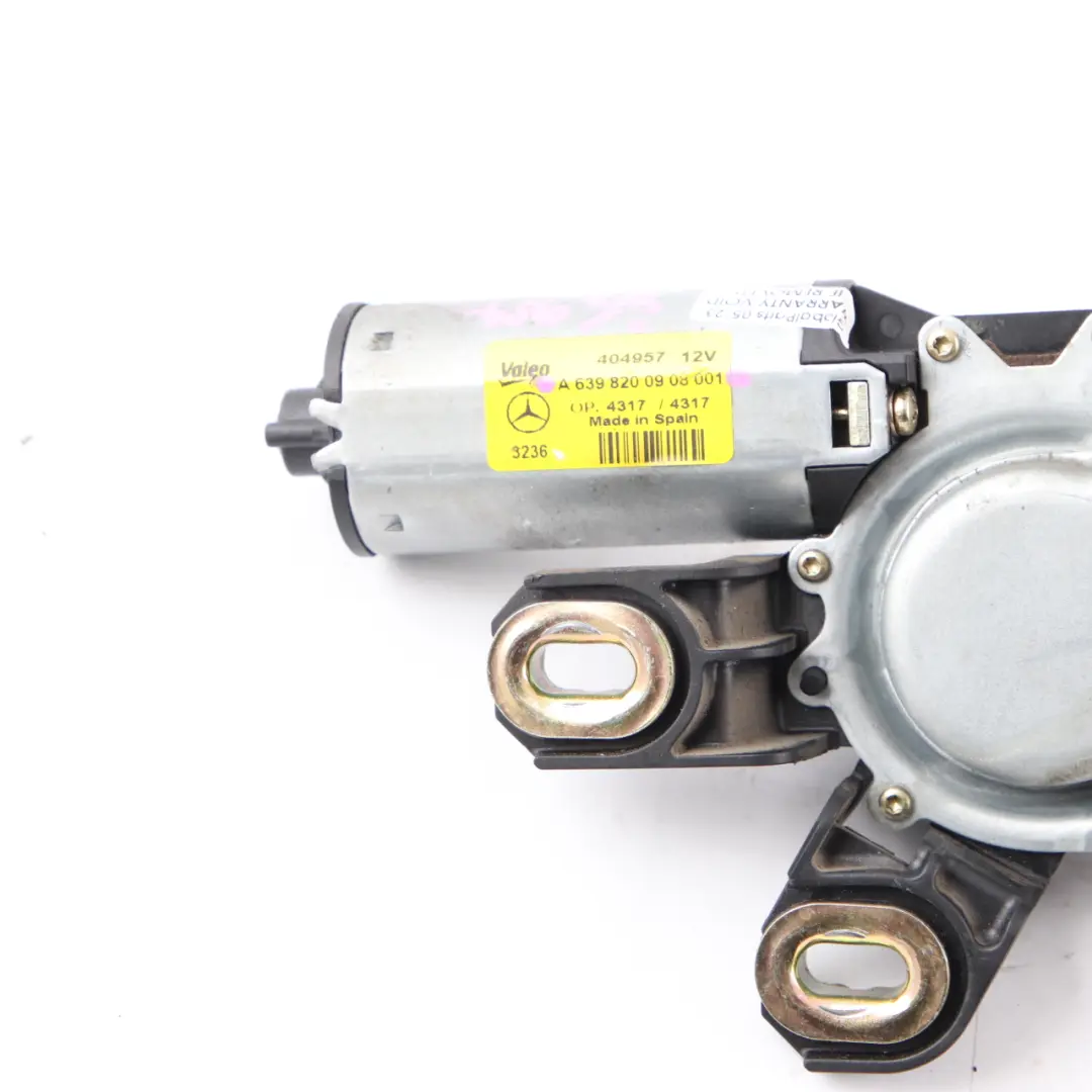 Wiper Motor Rear Left N/S Window Trunk Actuator to Mercedes Vito W639 with Part number A6398200908 Mercedes Vito W639 Wiper Motor Rear Left N/S Window Trunk Actuator - SKU A6398200908 - Part number A6398200908