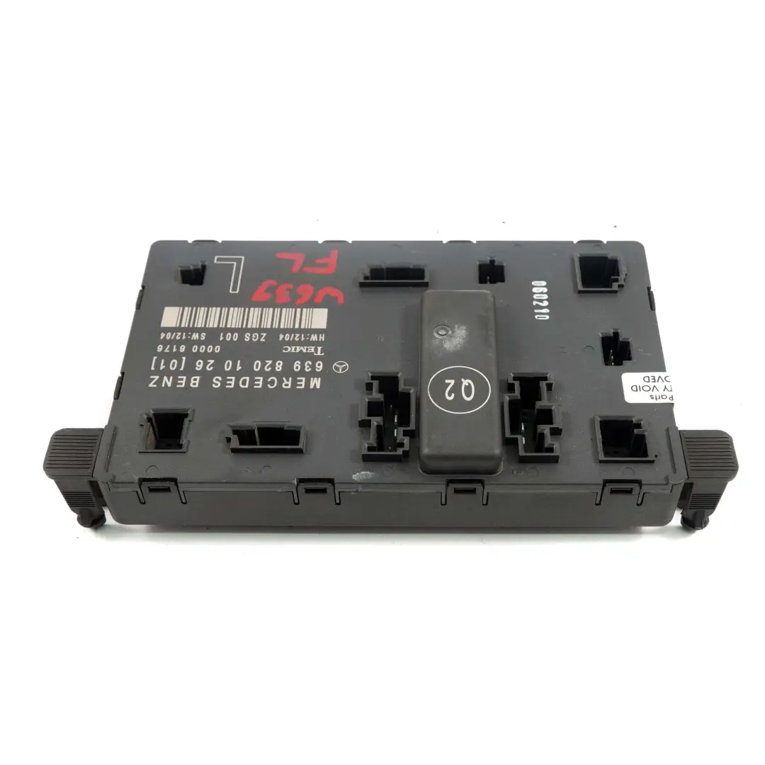 Mercedes Vito W639 Door Front Left N/S Control Unit Module ECU - SKU A6398201026 - Part number A6398201026