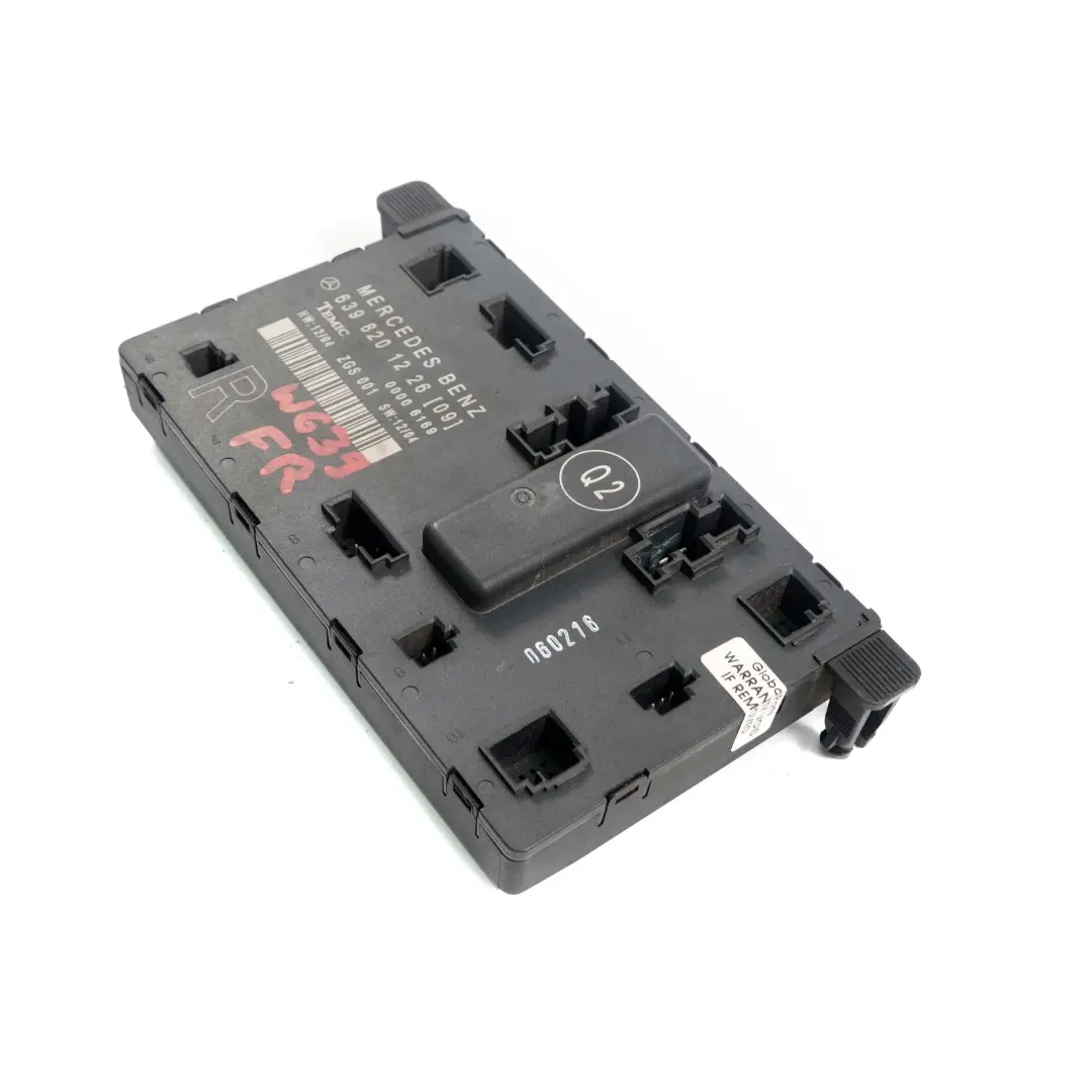 Mercedes Vito W639 Door Front Right O/S Control Unit Module ECU - SKU A6398201226 - Part number A6398201226