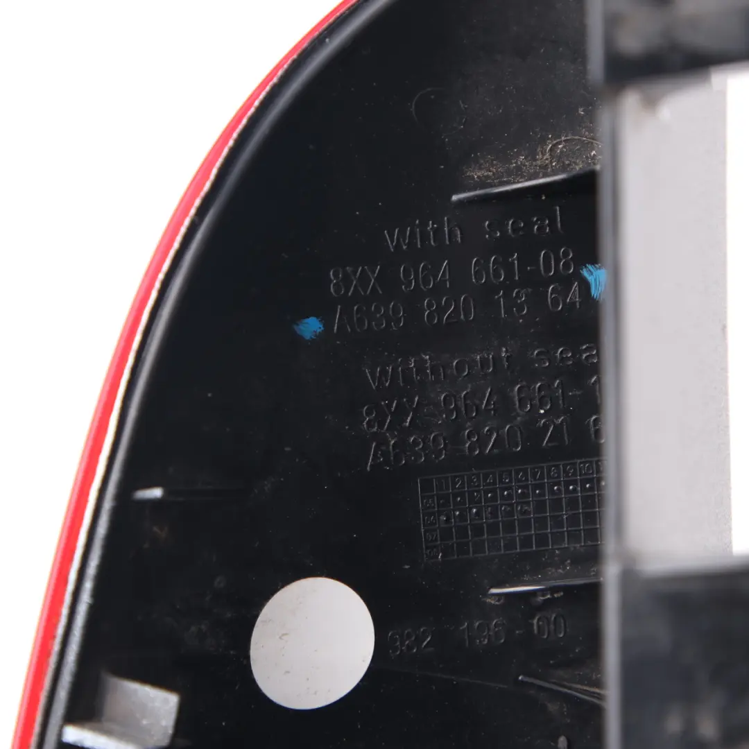  Lamp Reflector Mercedes W639 Vito Rear Right O/S Door Reflection - SKU A6398201364 - Part number A6398201364