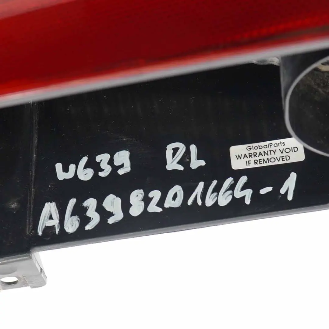 Mercedes W639 Vito Viano Lampa Tylna Lewy Tył - SKU A6398201664-1 - Numer Części A6398201664