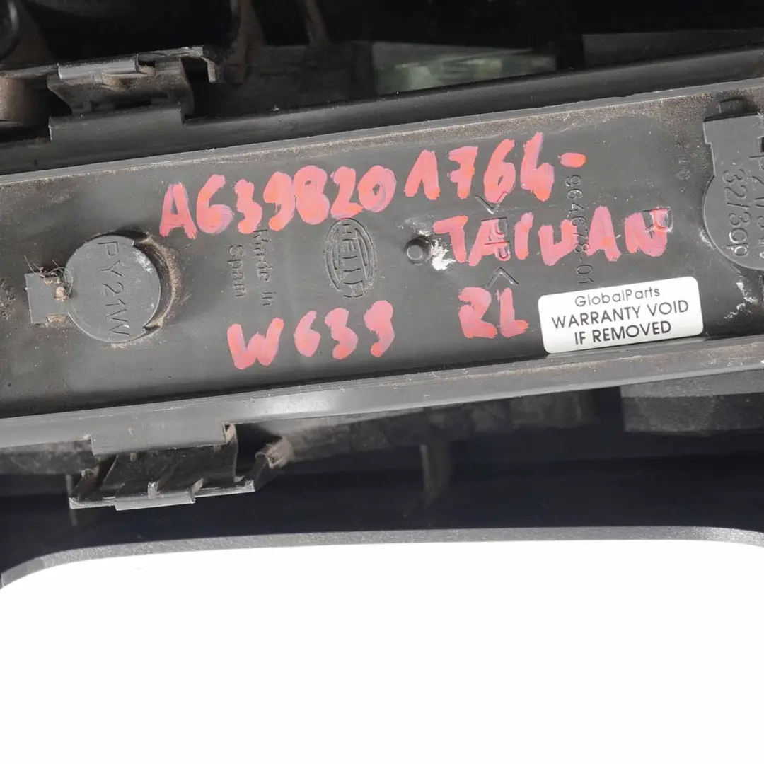  Rückleuchte Mercedes W639 Vito Rechts Rücklicht Seitenwand TAIWAN - SKU A6398201764-TAIWAN - Teilenummer A6398201764
