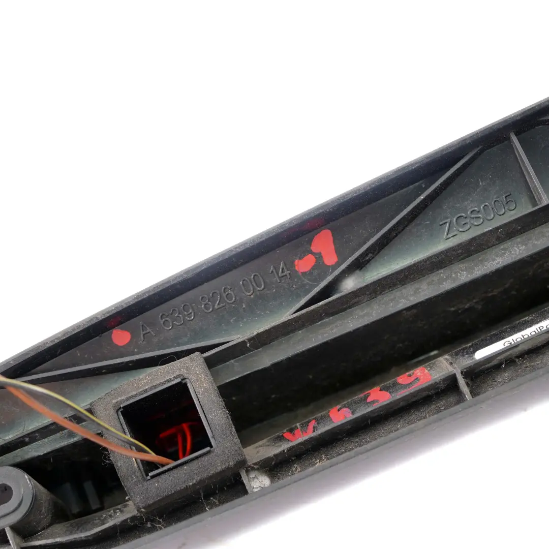  Bremsleuchte Mercedes Vito W639 Dritte Leuchte hinten Stop Zusätzlich - SKU A6398260014-1 - Teilenummer A6398260014