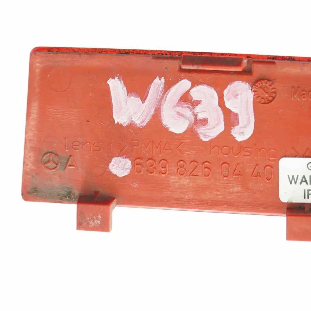 Mercedes W639 Vito Pare-chocs arrière gauche - SKU A6398260440 - Numéro de pièce A6398260440