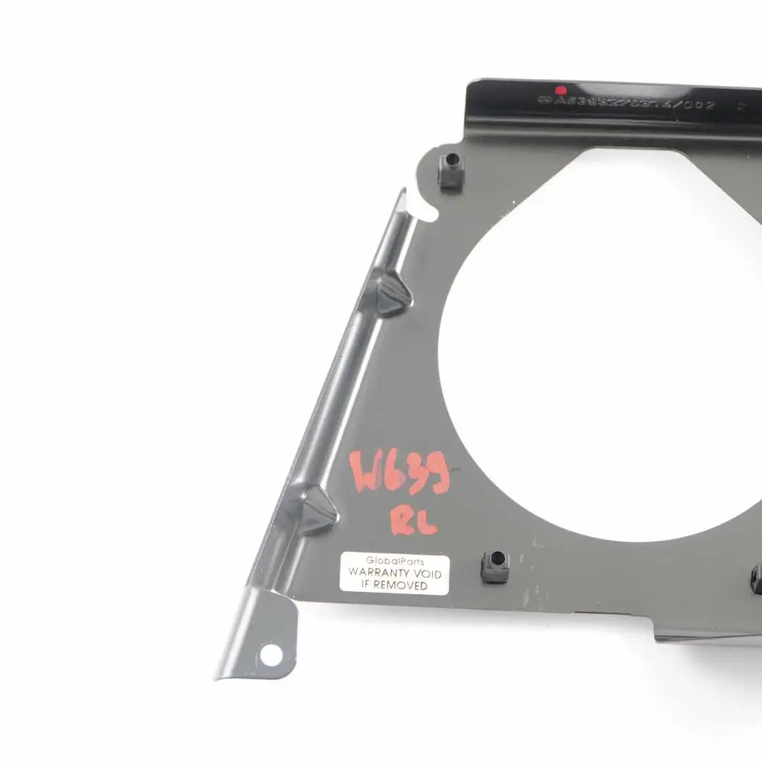 Mercedes Vito W639 Support Pare-Chocs Arriere Gauche Montage - SKU A6398270314 - Numéro de pièce A6398270314