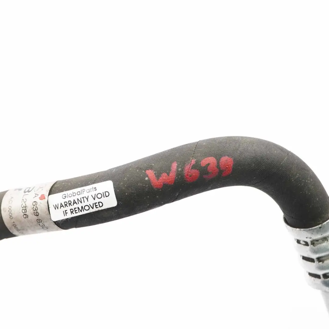 Mercedes W639 Air Con A/C Tuyau Conditionnement d'air d'arrosage Linee - SKU A6398300015 - Numéro de pièce A6398300015