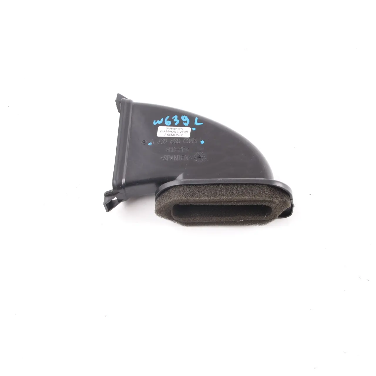 Mercedes Vito Viano W639 Canale ventilazione sbrinatore Trim sinistro 6398300045