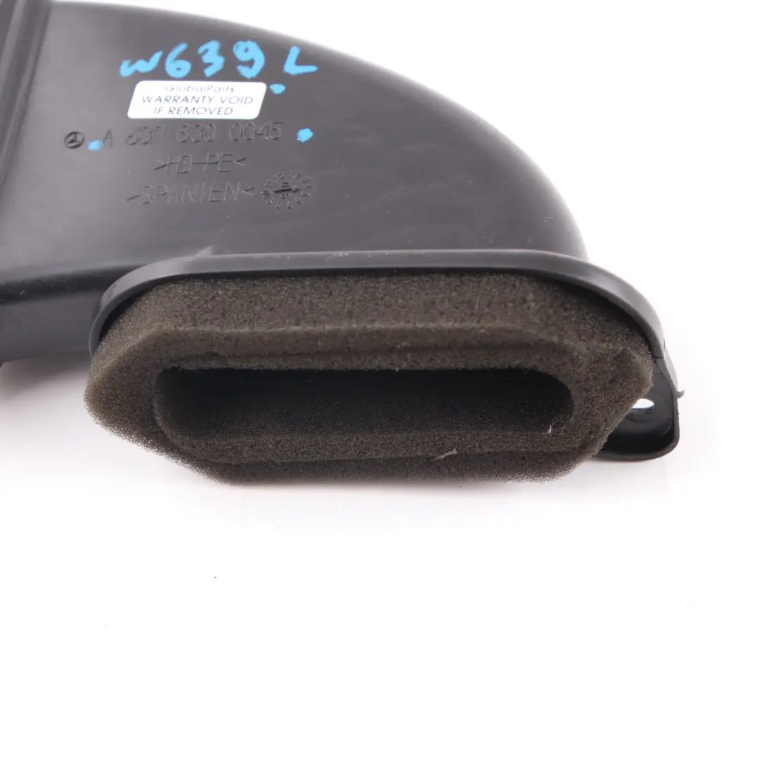 Wlot Kanał Powietrza Lewy do Mercedes Vito Viano W639 o numerze A6398300045 Mercedes Vito Viano W639 Wlot Kanał Powietrza Lewy - SKU A6398300045-1 - Numer Części A6398300045