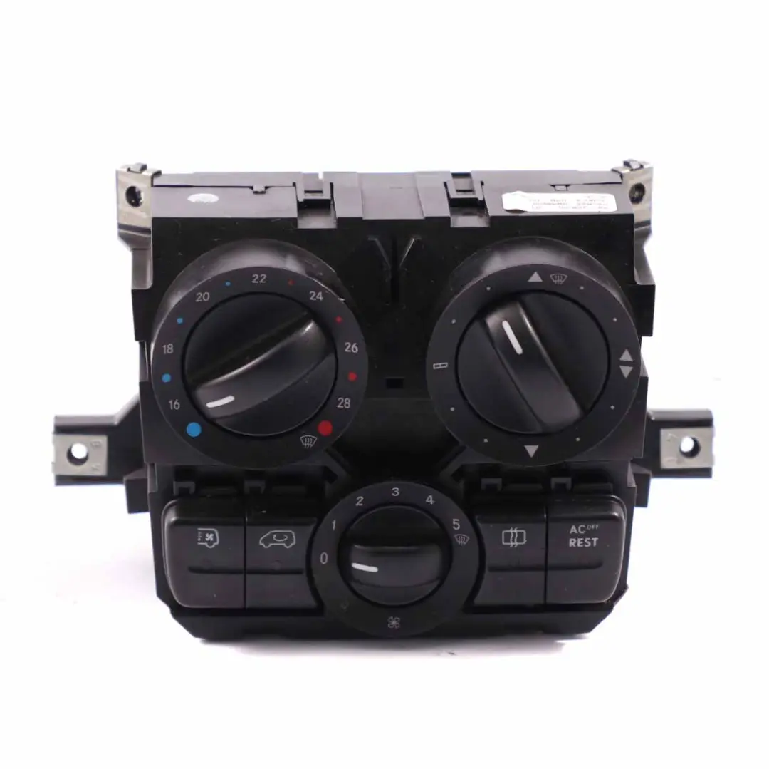 Climatizador Unidad Control Panel Interruptores para Mercedes W639 AC con número de pieza A6398302085 Mercedes W639 AC Climatizador Unidad Control Panel Interruptores - SKU A6398302085 - Número de pieza A6398302085