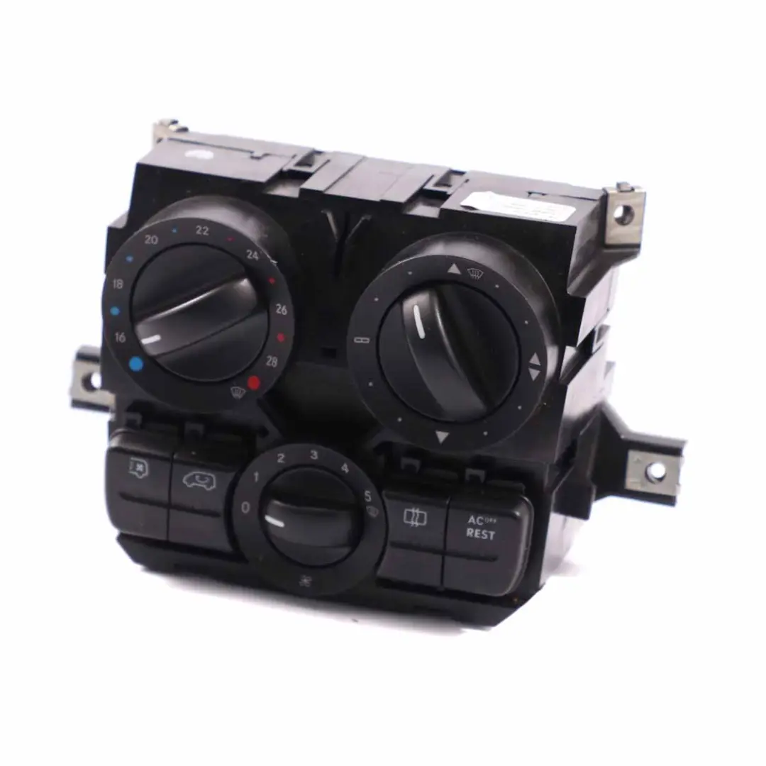 Climatizador Unidad Control Panel Interruptores para Mercedes W639 AC con número de pieza A6398302085 Mercedes W639 AC Climatizador Unidad Control Panel Interruptores - SKU A6398302085 - Número de pieza A6398302085