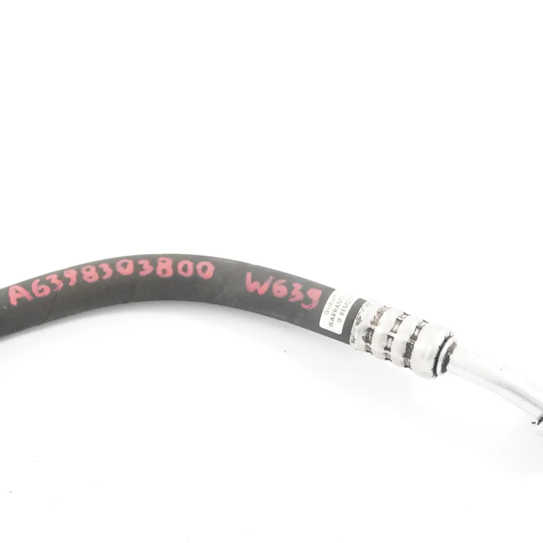 Tubo Flessibile Aria Condizionata per Mercedes Vito W639 Aria con numero di parte A6398303800 Mercedes Vito W639 Aria Tubo Flessibile Aria Condizionata - SKU A6398303800 - Numero di parte A6398303800