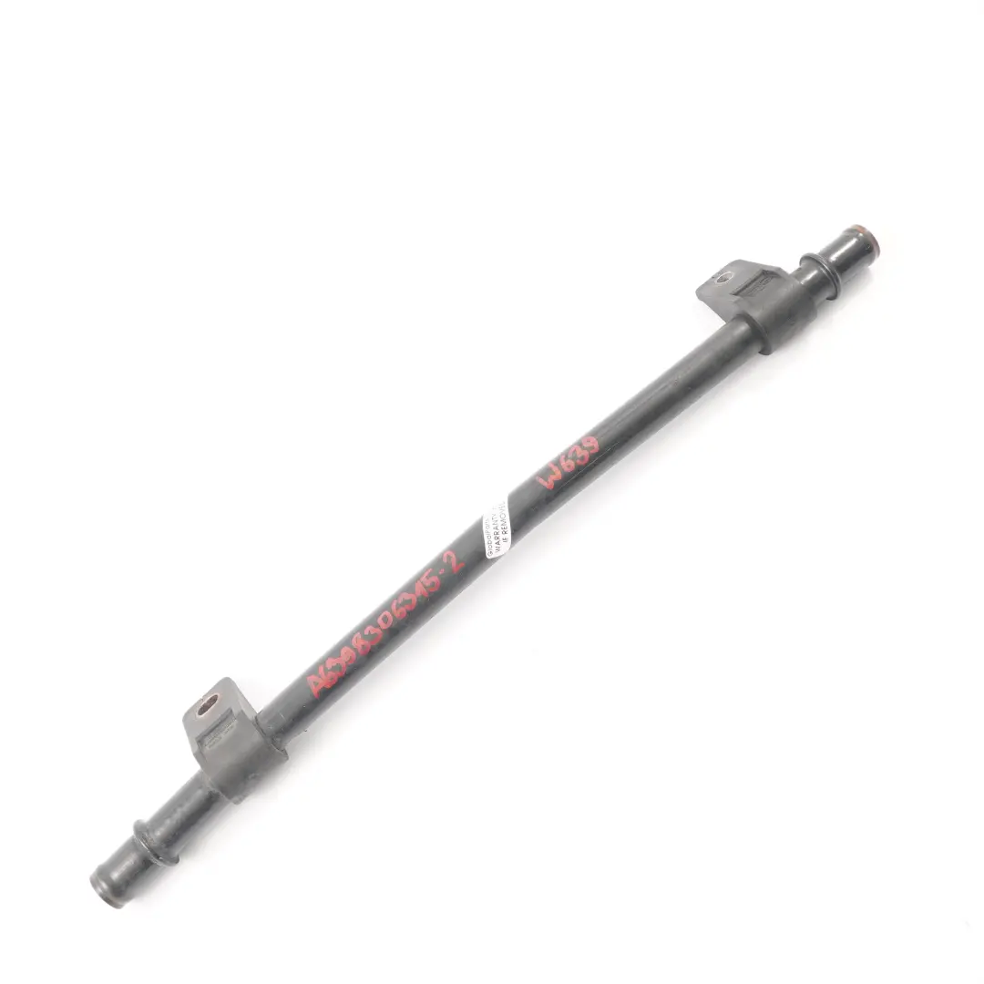 Tuyau de chauffage Mercedes Vito W639 Tuyau de retour liquide Diesel  - SKU A6398306315-2 - Numéro de pièce A6398306315
