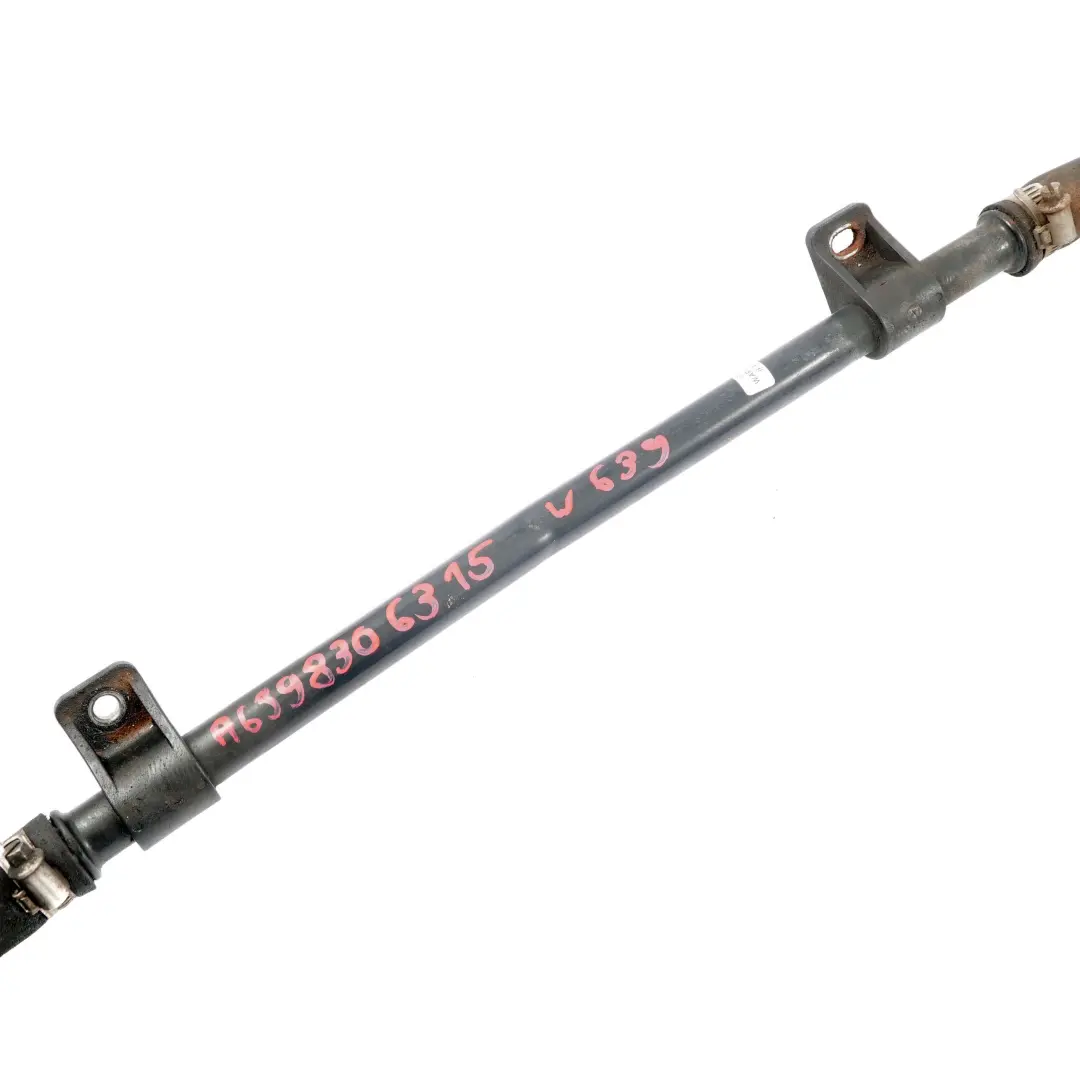 Heater Hose Mercedes Vito W639 Water Coolant Return Pipe Diesel to with Part number A6398306315 Heater Hose Mercedes Vito W639 Water Coolant Return Pipe Diesel - SKU A6398306315 - Part number A6398306315