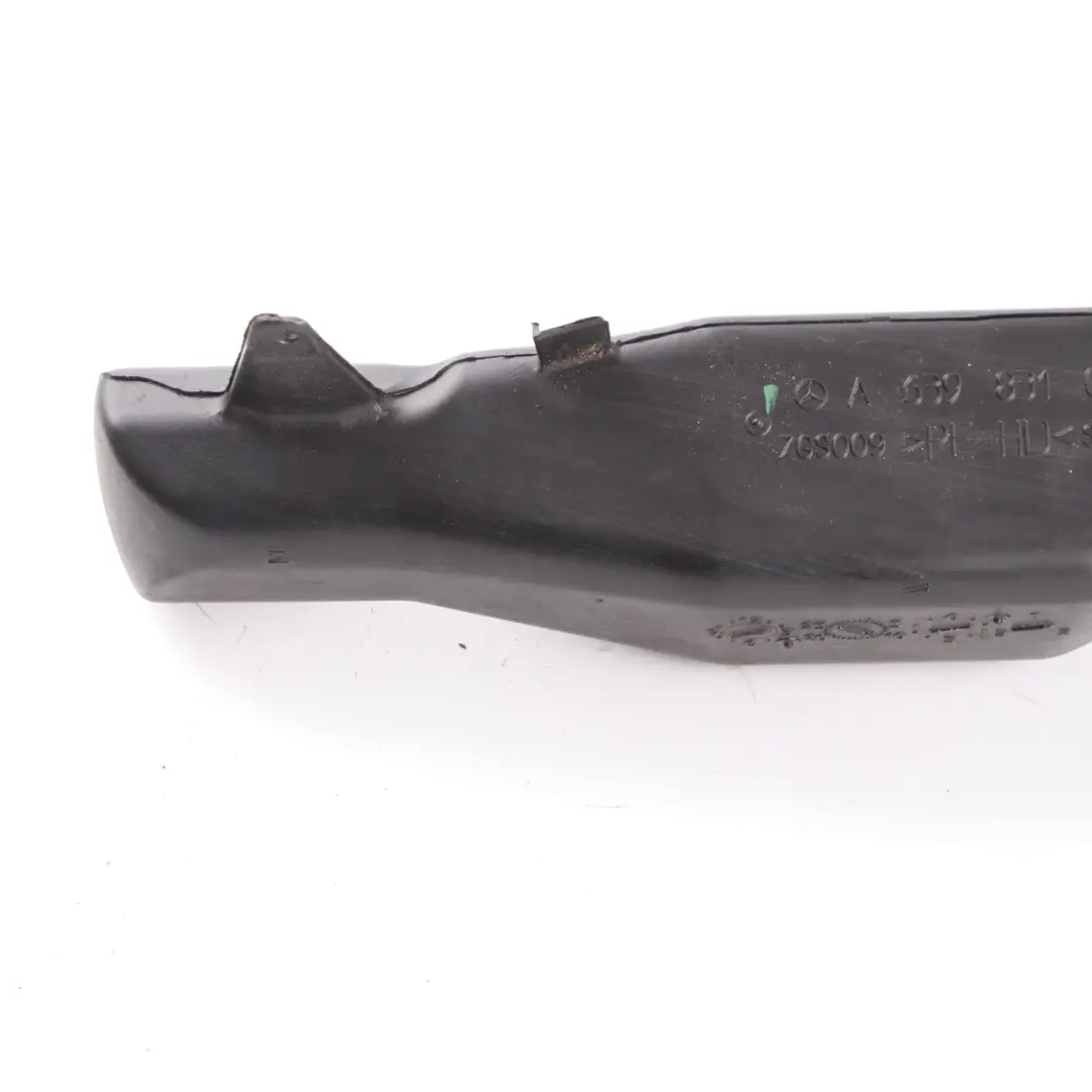 Mercedes Vito Viano W639 Air Duct Guide Hose Pipe Vent Right O/S - SKU A6398310545 - Part number A6398310545