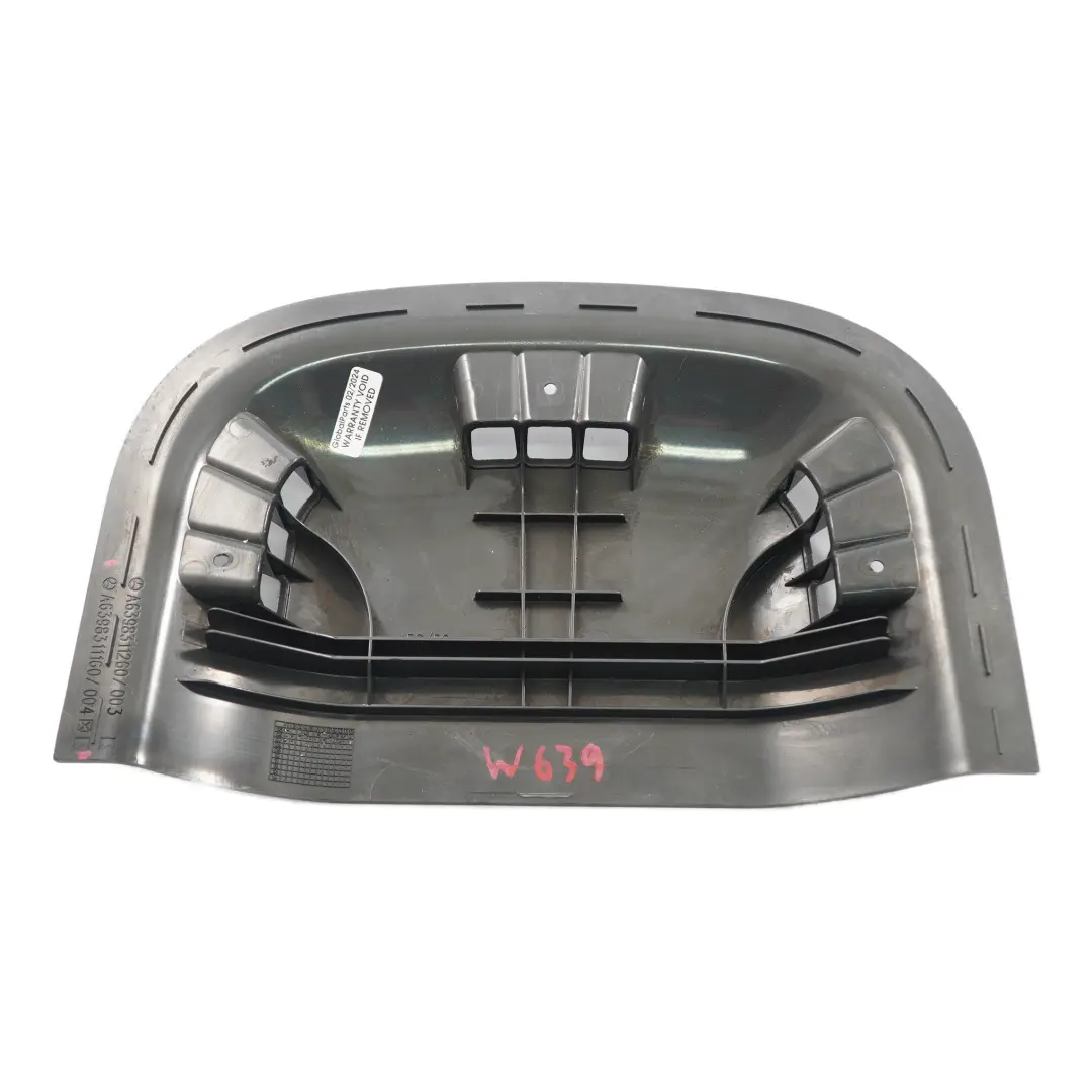 Mercedes Vito W639 Front Air Vent Nozzle Grill Cover Trim Panel - SKU A6398311160 - Part number A6398311160