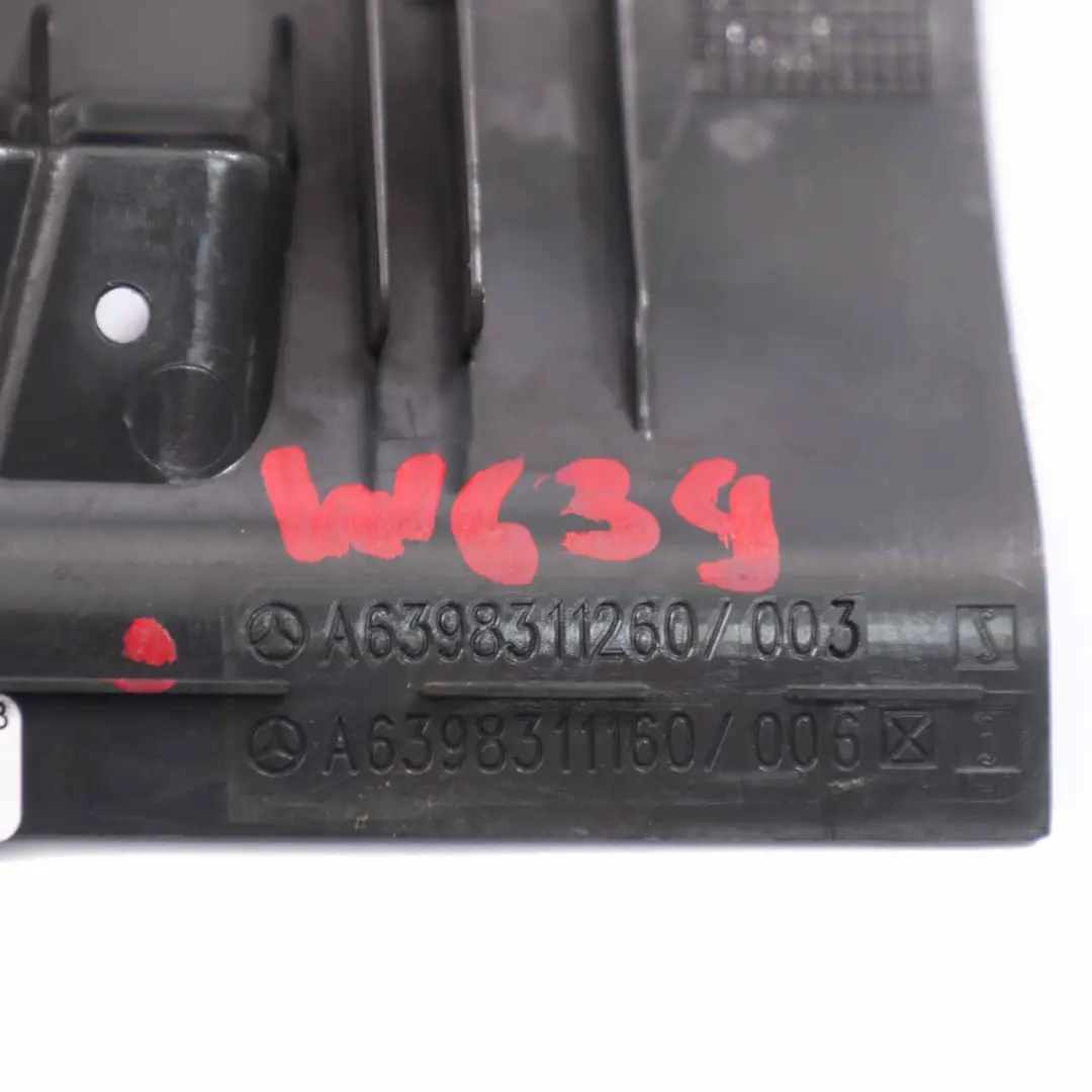 Mercedes W639 bocchetta d'aria anteriore griglia copertura pannello - SKU A6398311260 - Numero di parte A6398311260