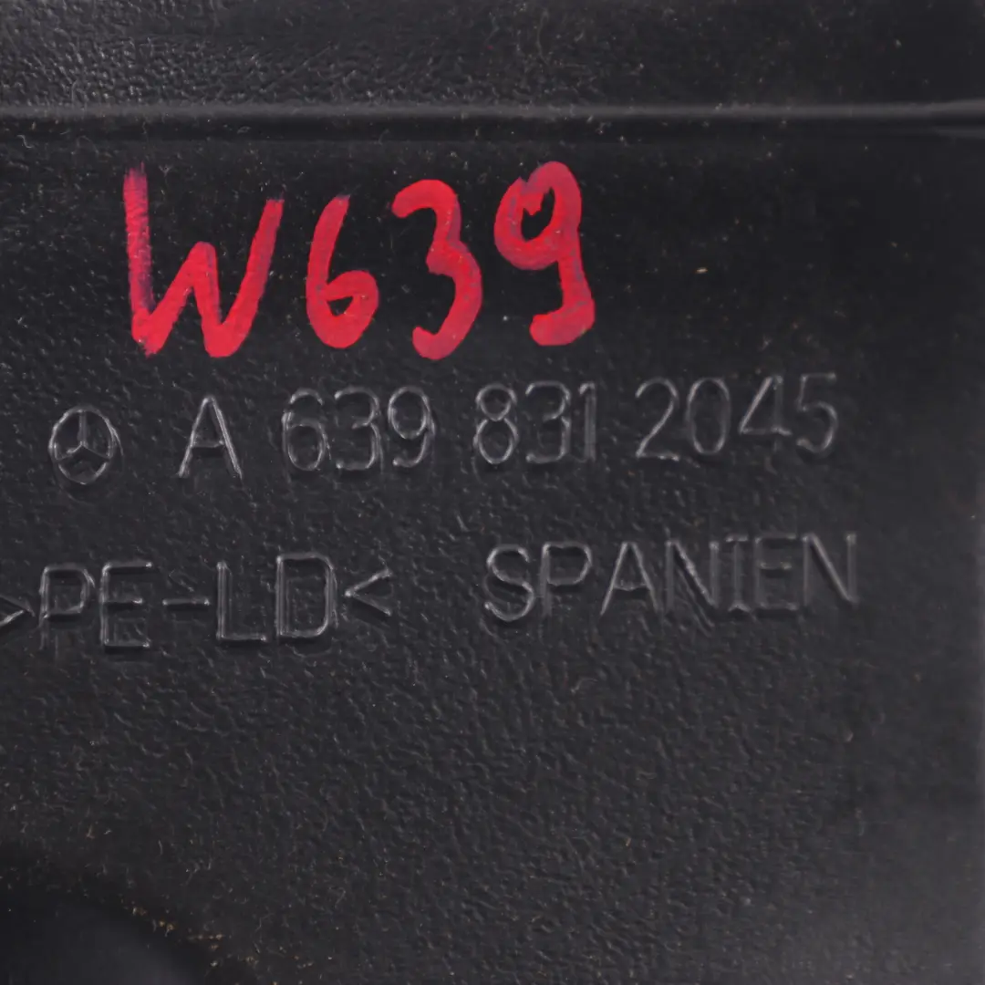 Aire Acondicionado Conducto Canal Tubo Trasero para Mercedes Vito W639 con número de pieza A6398312045 Mercedes Vito W639 Aire Acondicionado Conducto Canal Tubo Trasero - SKU A6398312045 - Número de pieza A6398312045