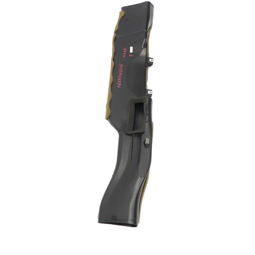  Condotto aria tetto Mercedes Vito W639 tetto posteriore destro - SKU A6398312545 - Numero di parte A6398312545