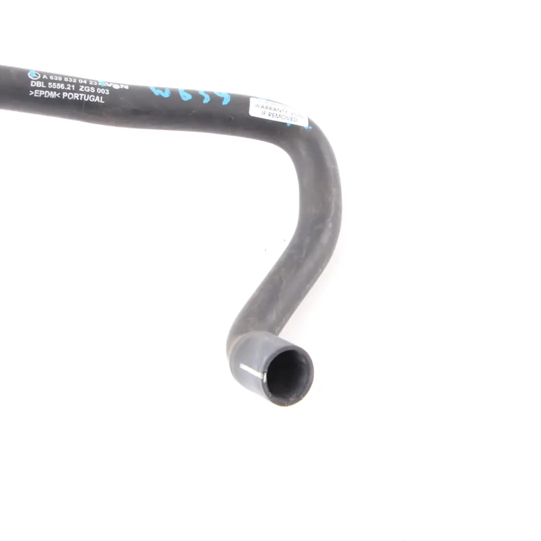 Mercedes Vito Viano W639 Tuyau eau Conduite liquide refroidissement - SKU A6398320423 - Numéro de pièce A6398320423