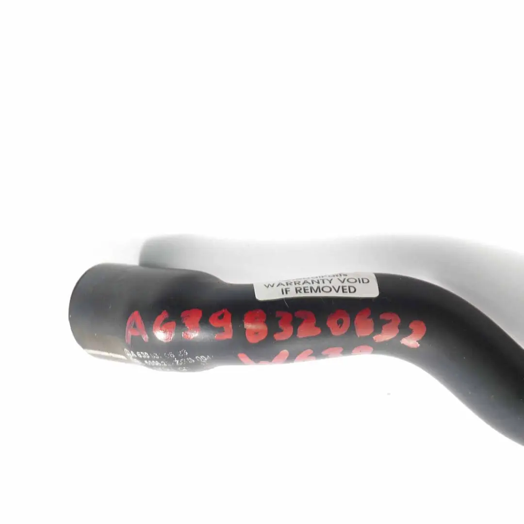 OM646 Tubo de Manguera del Calentador Drenaje para Mercedes Vito W639 con número de pieza A6398320623 Mercedes Vito W639 OM646 Tubo de Manguera del Calentador Drenaje - SKU A6398320623 - Número de pieza A6398320623
