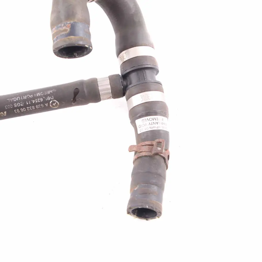 Heater Hose Mercedes Vito W639 OM646 Water Coolant Return Pipe to with Part number A6398320693 Heater Hose Mercedes Vito W639 OM646 Water Coolant Return Pipe - SKU A6398320693 - Part number A6398320693