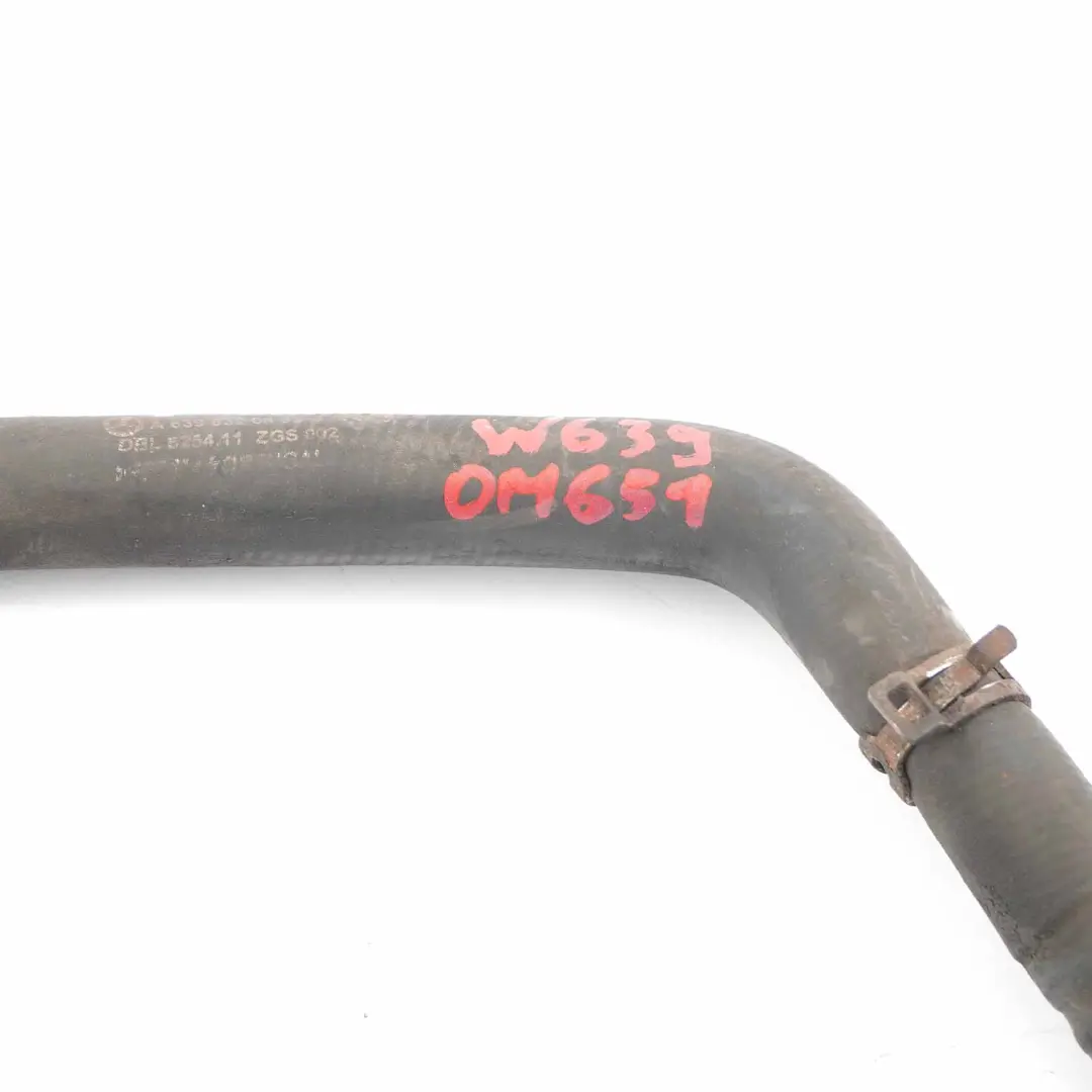 Water Hose Mercedes Vito W639 Cooling Radiator Coolant Pipe Hose to with Part number A6398320893 Water Hose Mercedes Vito W639 Cooling Radiator Coolant Pipe Hose - SKU A6398320893 - Part number A6398320893