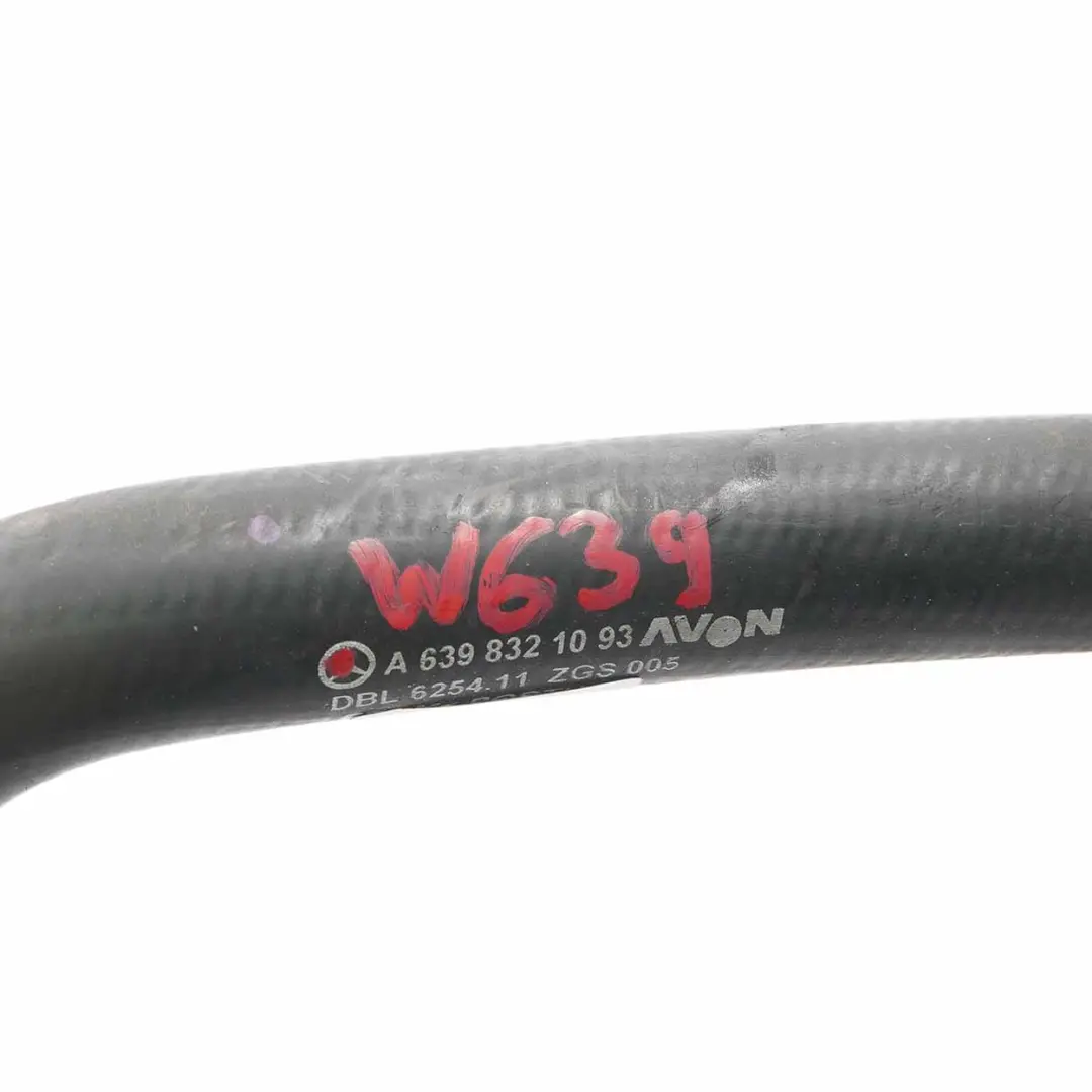Mercedes Vito W639 OM646 Kühlmittel Schlauch Wasser Rohrleitung Kühlung Leitung - SKU A6398321093 - Teilenummer A6398321093