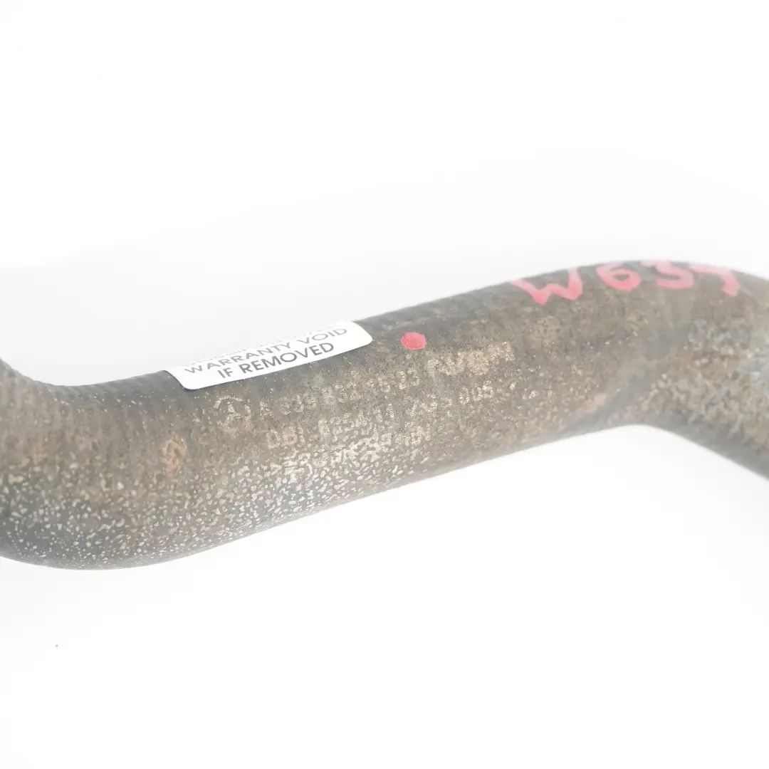 Water Hose Mercedes Vito Viano W639 Cooling Coolant Pipe Line to with Part number A6398321523 Water Hose Mercedes Vito Viano W639 Cooling Coolant Pipe Line - SKU A6398321523 - Part number A6398321523