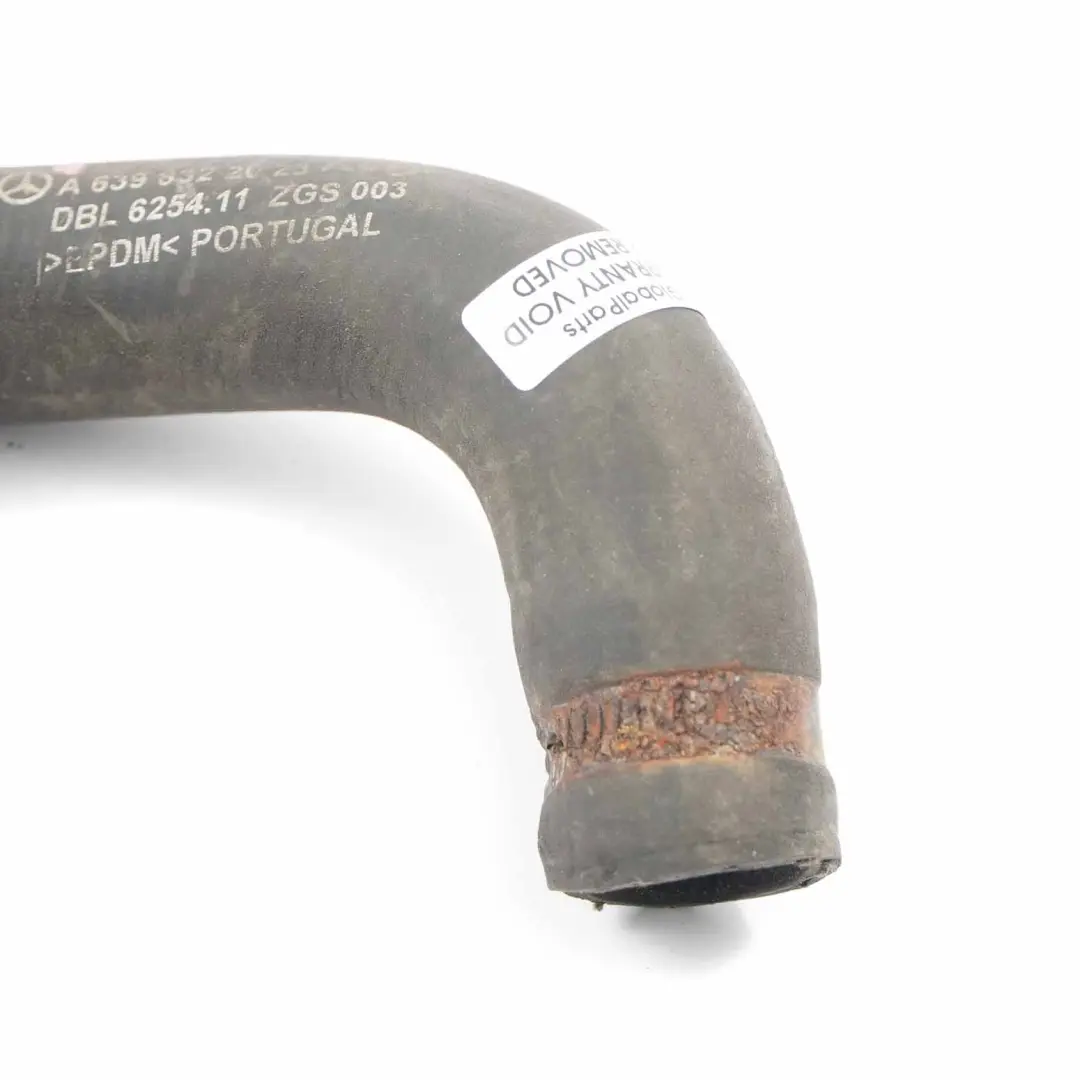Mercedes Vito Viano W639 OM646 Coolant Hose Water Pipe Cooling Line - SKU A6398322023 - Part number A6398322023