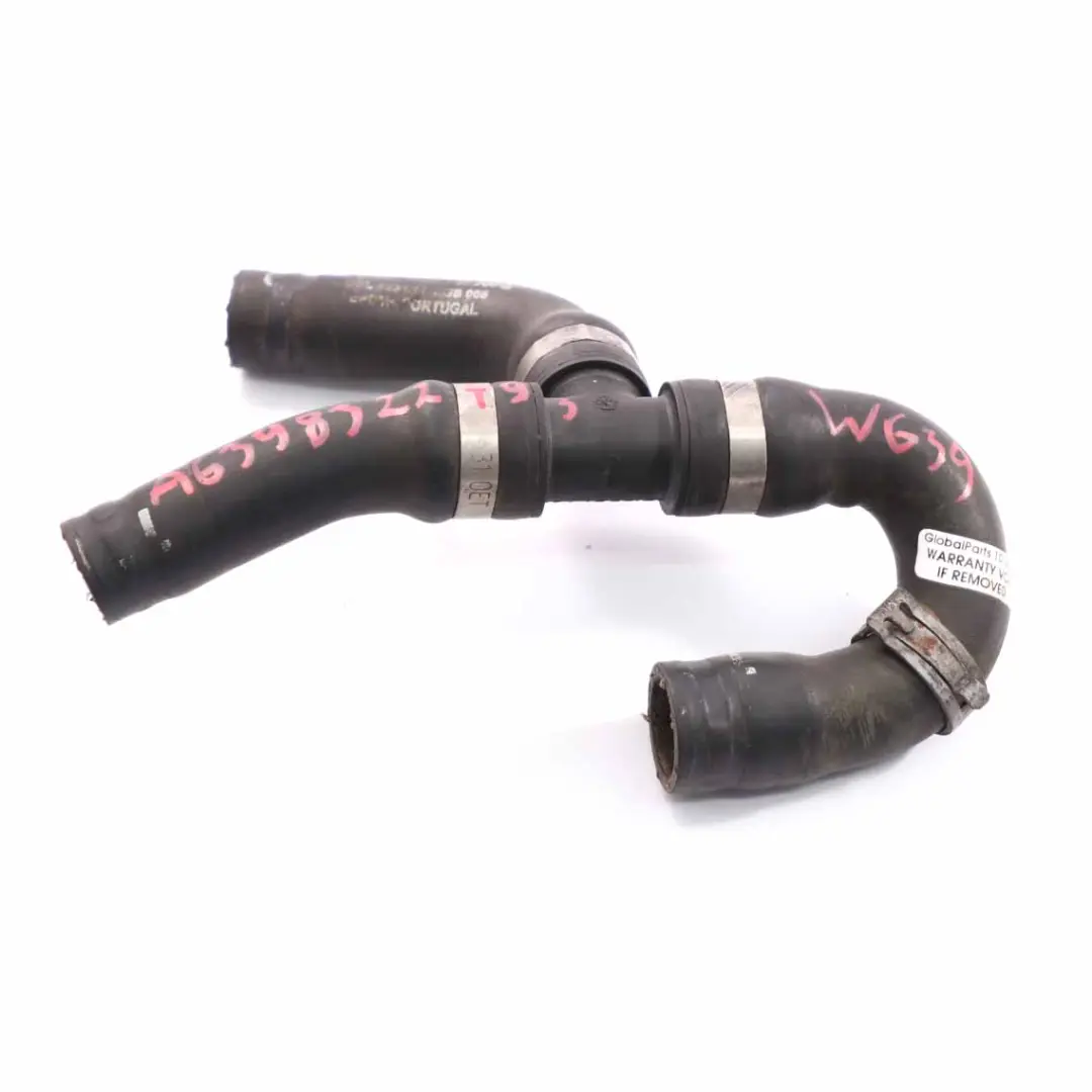 OM646 Manguera agua radiador Tubería Línea para Mercedes Vito Viano W639 con número de pieza A6398322493 Mercedes Vito Viano W639 OM646 Manguera agua radiador Tubería Línea - SKU A6398322493 - Número de pieza A6398322493