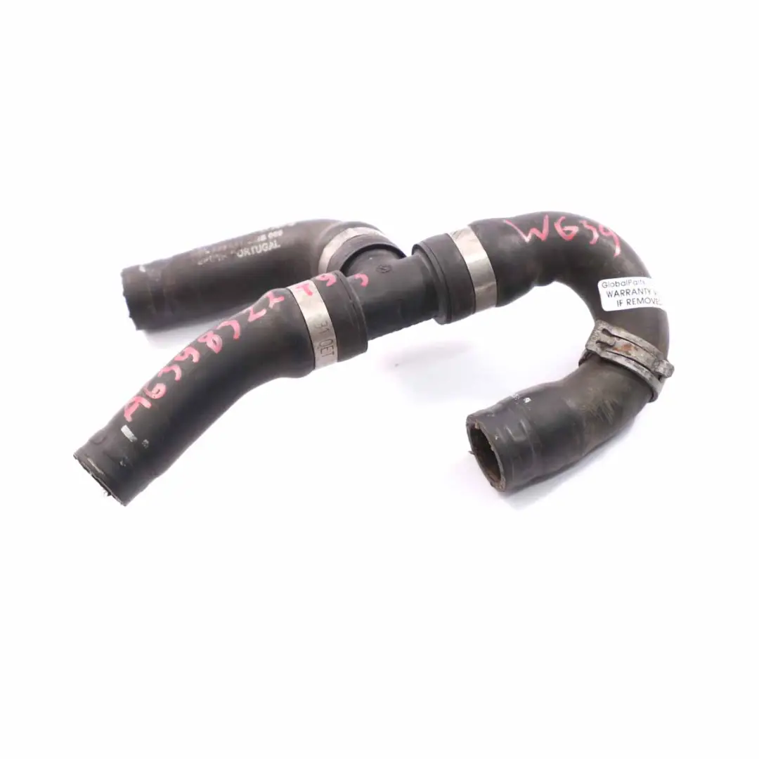 OM646 Water Hose Radiator Coolant Pipe Line to Mercedes Vito Viano W639 with Part number A6398322493 Mercedes Vito Viano W639 OM646 Water Hose Radiator Coolant Pipe Line - SKU A6398322493 - Part number A6398322493