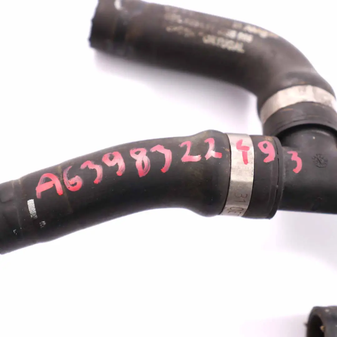 Mercedes Vito Viano W639 OM646 Water Hose Radiator Coolant Pipe Line - SKU A6398322493 - Part number A6398322493